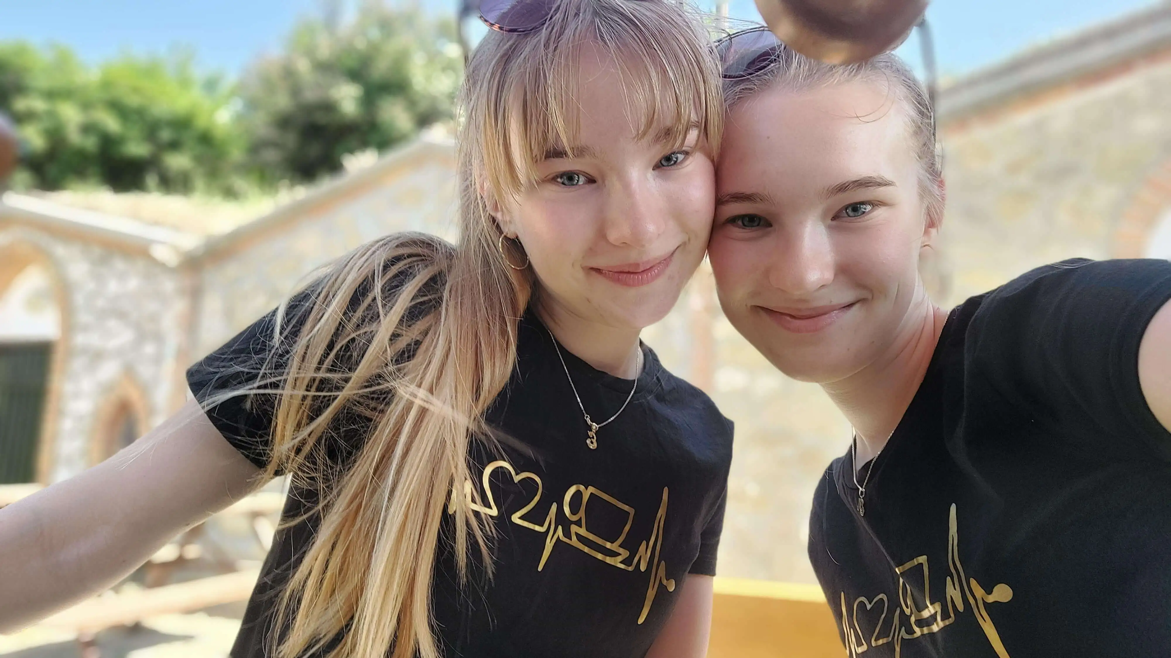 Selfie Adél a Eli